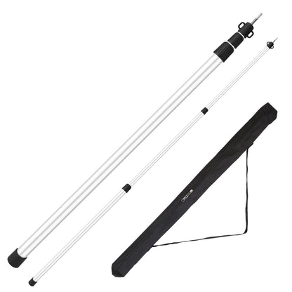 Skorter | 2-Piece: Telescoping Tarpaulin Poles Portable Aluminum Awning Poles