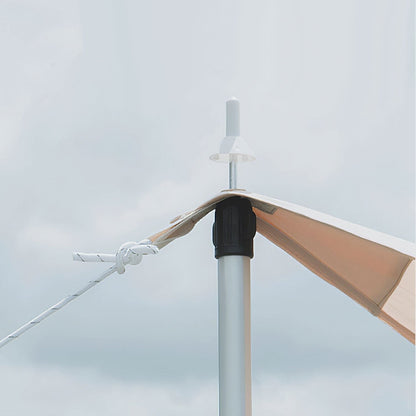 Skorter | 2-Piece: Telescoping Tarpaulin Poles Portable Aluminum Awning Poles