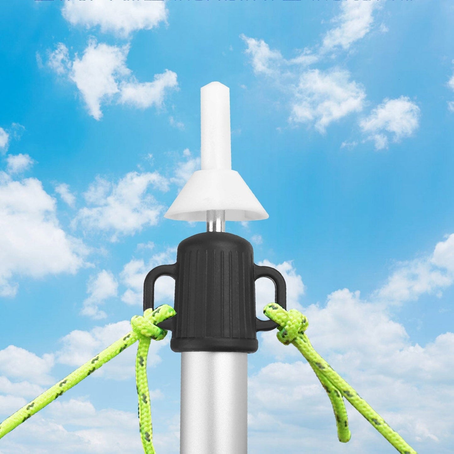 Skorter | 2-Piece: Telescoping Tarpaulin Poles Portable Aluminum Awning Poles