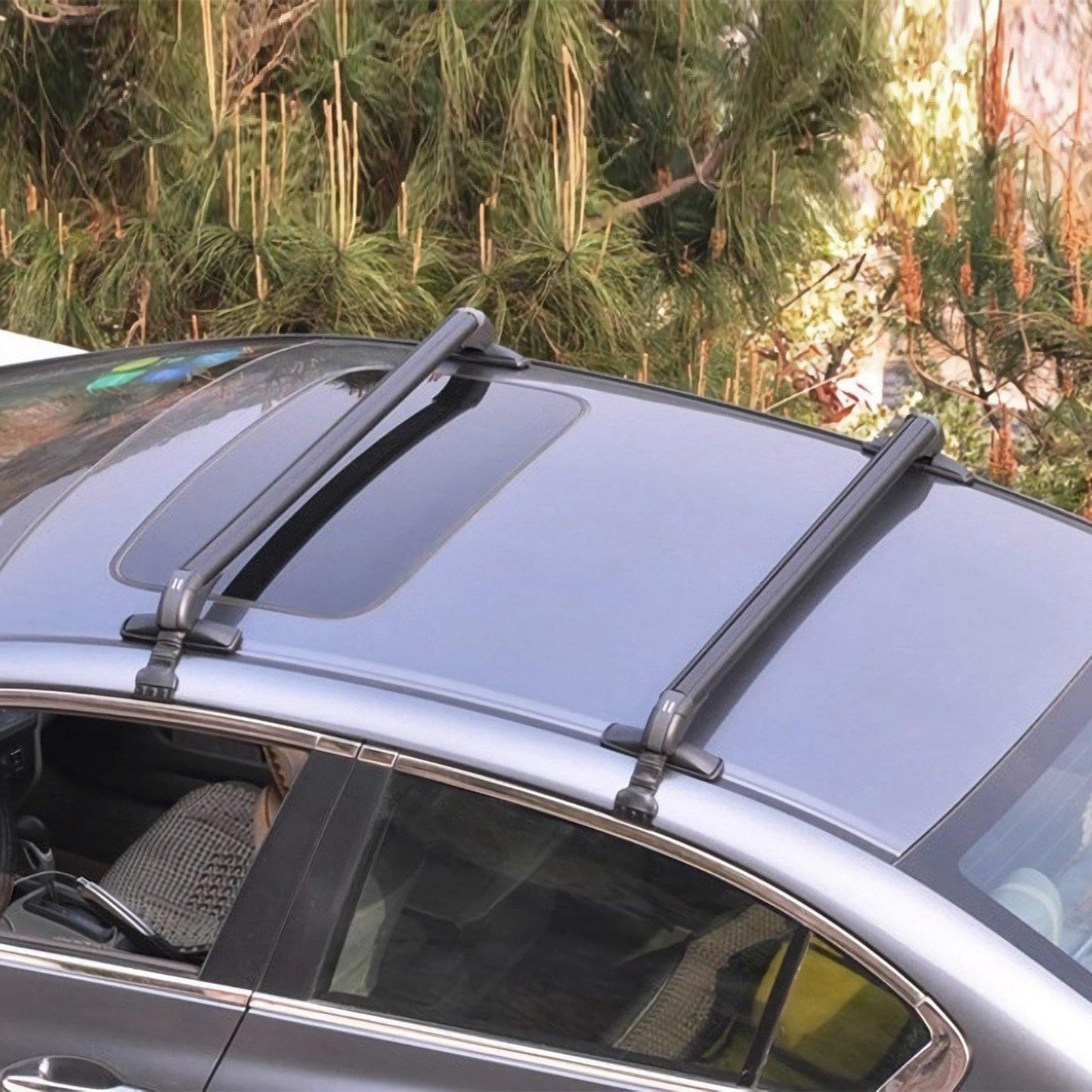 Skorter | 2-Piece: Universal 110CM/43-Inch Car Roof Rack Cross Bar