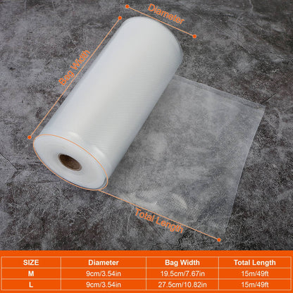 Skorter | 2-part: Vacuum sealed bag rolls