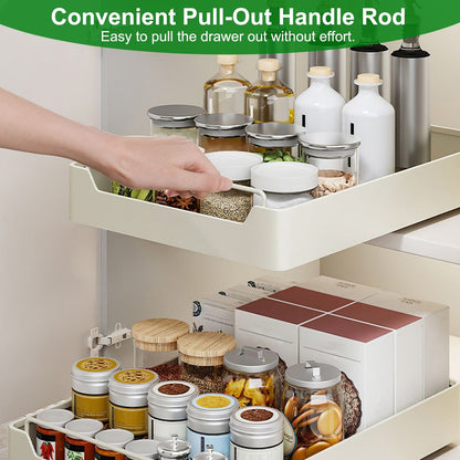 Skorter | 2-Pieces: Pull Out Cabinet Organizers