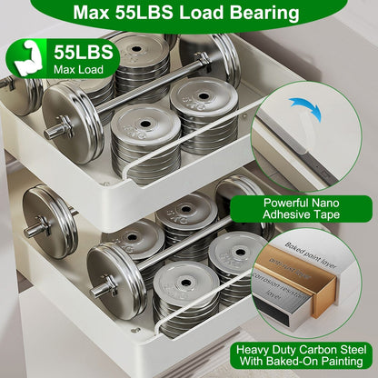 Skorter | 2 pieces: Retractable closet organizers