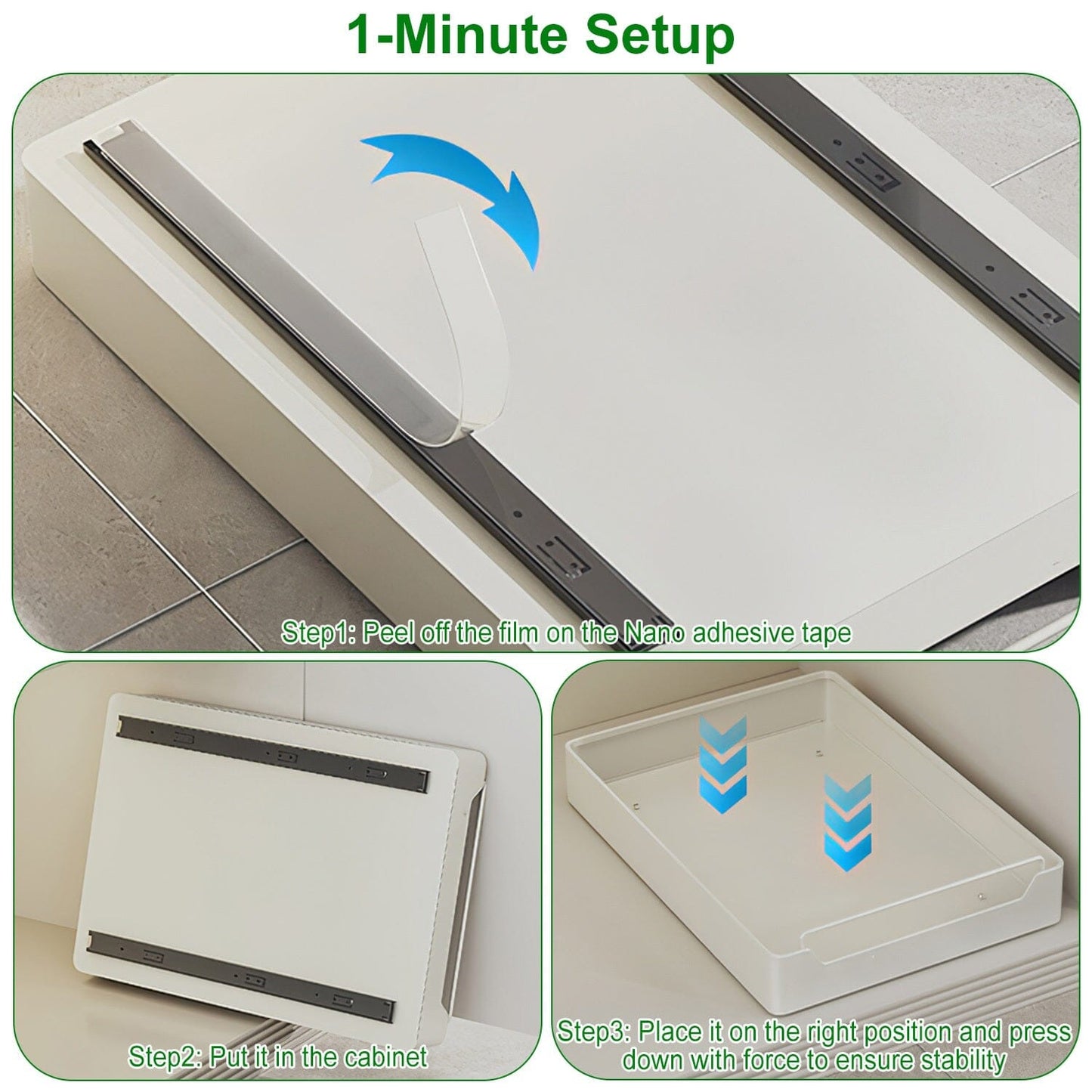 Skorter | 2 pieces: Retractable closet organizers