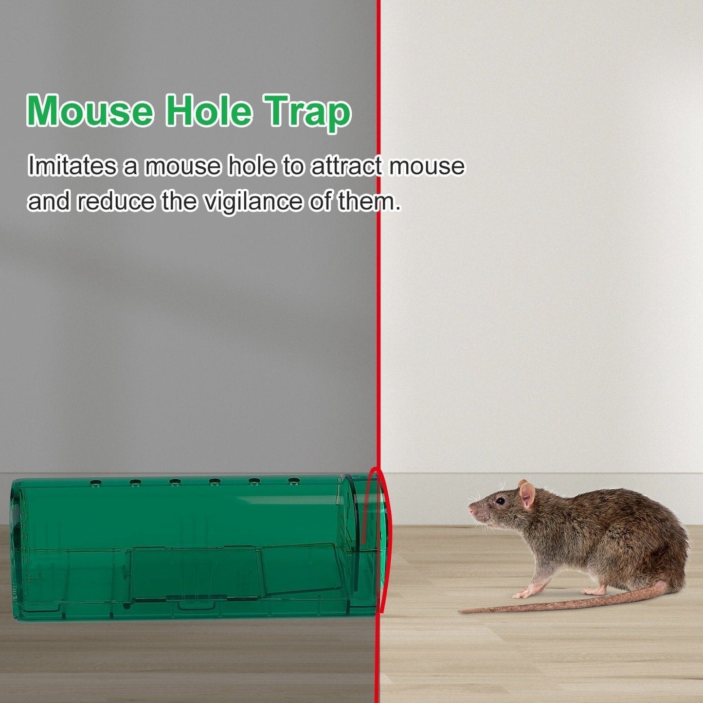 Skorter | 2-piece: Reusable Humane Mouse Trap