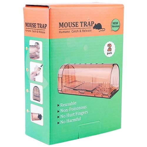 Skorter | 2-piece: Reusable Humane Mouse Trap