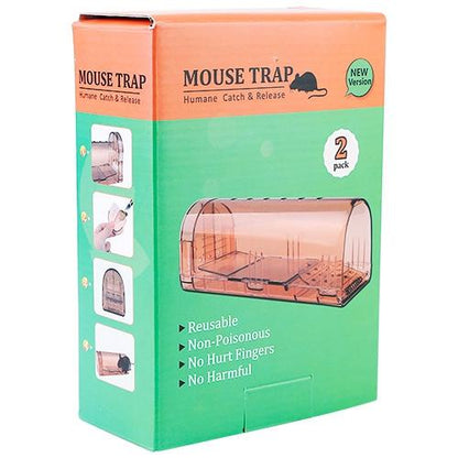 Skorter | 2-piece: Reusable Humane Mouse Trap