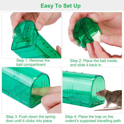 Skorter | 2-piece: Reusable Humane Mouse Trap