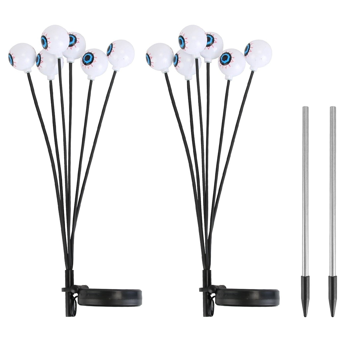 Skorter | 2-Piece: Sun-Soaking Eyeball Light Sources Halloween Decoration Swinging Light