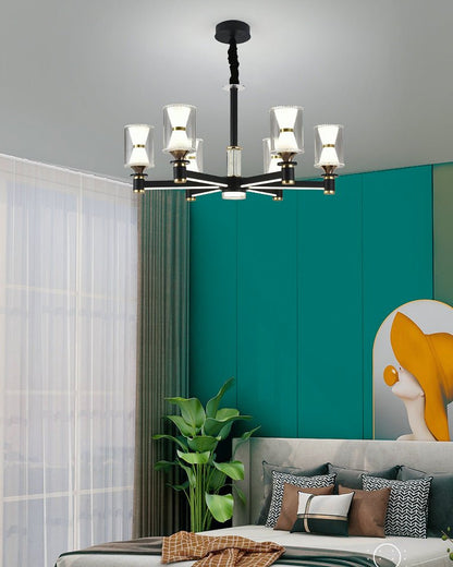 2 Tier - 12 lights Hourglass Chandelier - SKØRTER