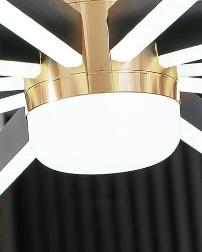 2 Tier - 12 lights Hourglass Chandelier - SKØRTER