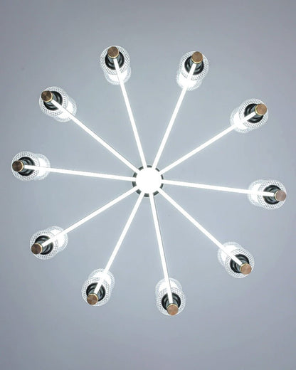 2 Tier - 12 lights Hourglass Chandelier - SKØRTER