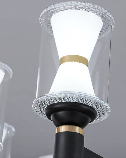 2 Tier - 12 lights Hourglass Chandelier - SKØRTER