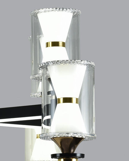 2 Tier - 12 lights Hourglass Chandelier - SKØRTER