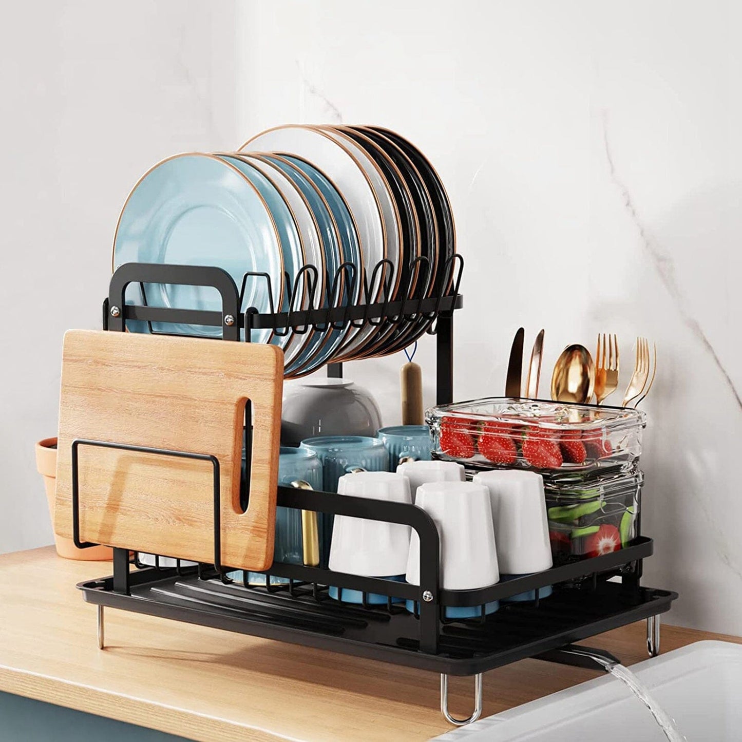Skorter | 2-layer dish rack