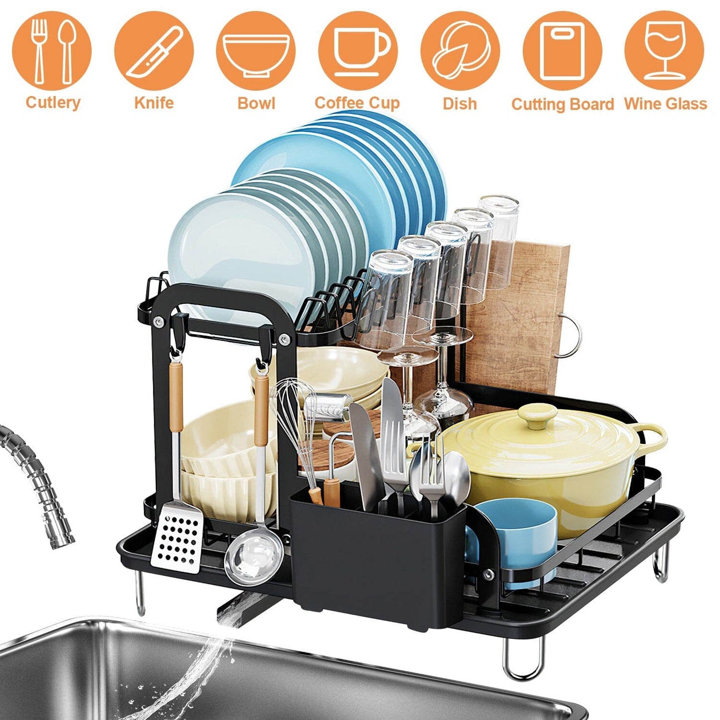 Skorter | 2-layer dish rack