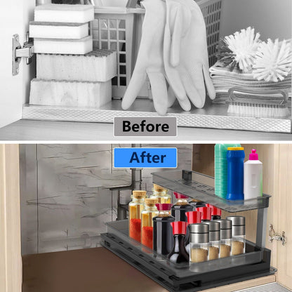 Skorter | 2-level Pull-out Under Sink Organizer
