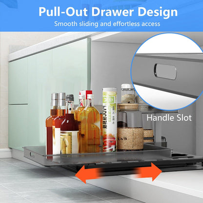 Skorter | 2-level retractable under sink organizer