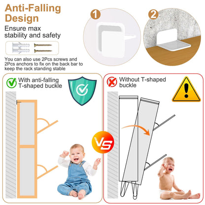 Skorter | 2-layer Shoe Cabinet with 2 Flip Drawers Slim Bamboo Shelf Narrow Organizer