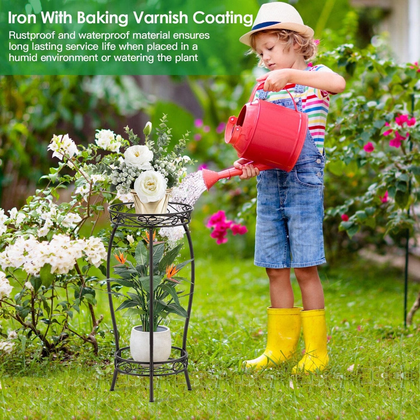 Skorter | 2-layer high plant holder stand