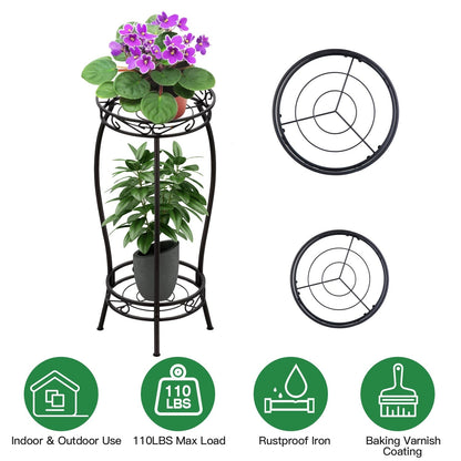 Skorter | 2-layer high plant holder stand