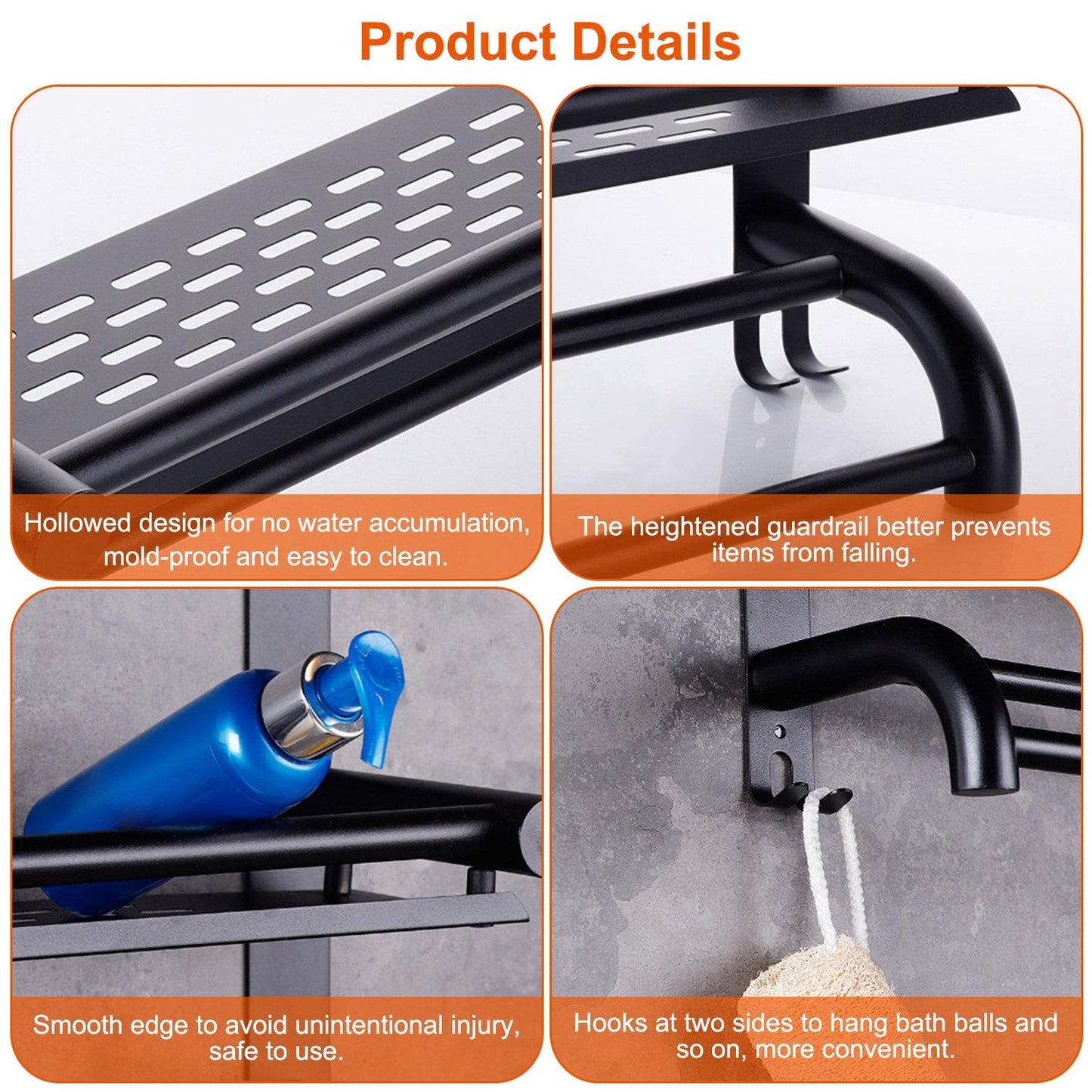 Skorter | 2-layer Wall-mounted Towel Holder