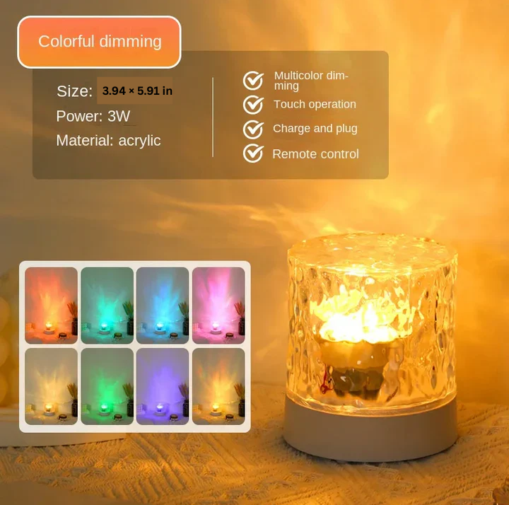 Skorter | Crystal Ripple Projector Night Light