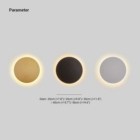 Skorter | Glowaura - Modern Round Wall Lamp