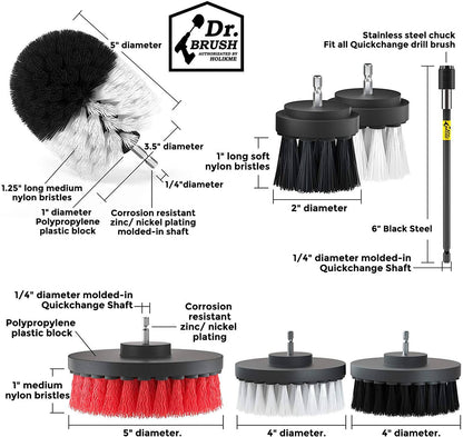 Skorter | 20-Pack: Holikme Drill Brush Attachments Set