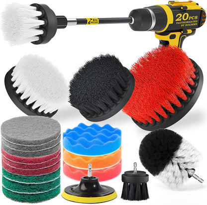 Skorter | 20-Pack: Holikme Drill Brush Attachments Set