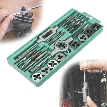 Skorter | 20-piece: metric tap and die set