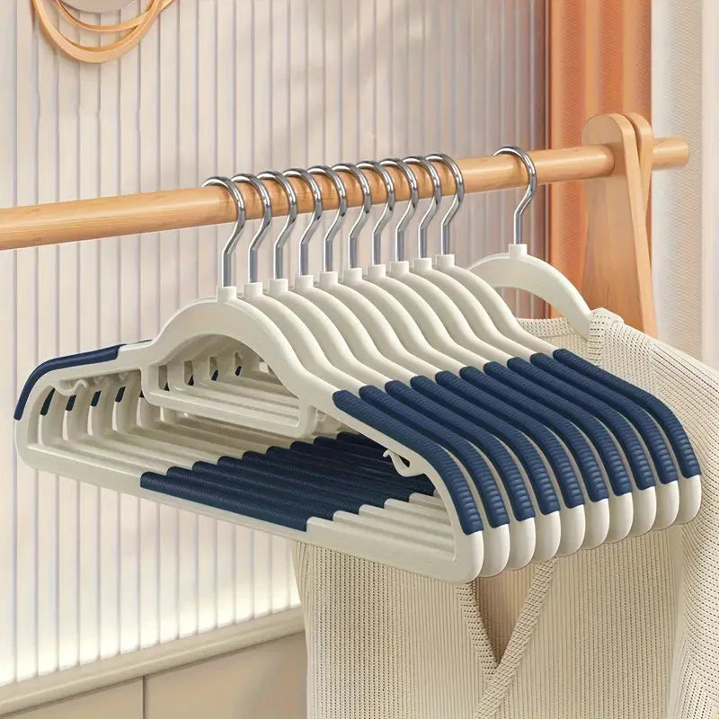 Skorter | 20 pieces: Slip Traceless Clothes Rack, solid heavy-duty clothes hangers