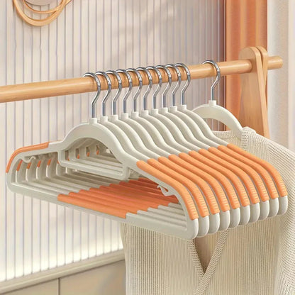 Skorter | 20 pieces: Slip Traceless Clothes Rack, solid heavy-duty clothes hangers
