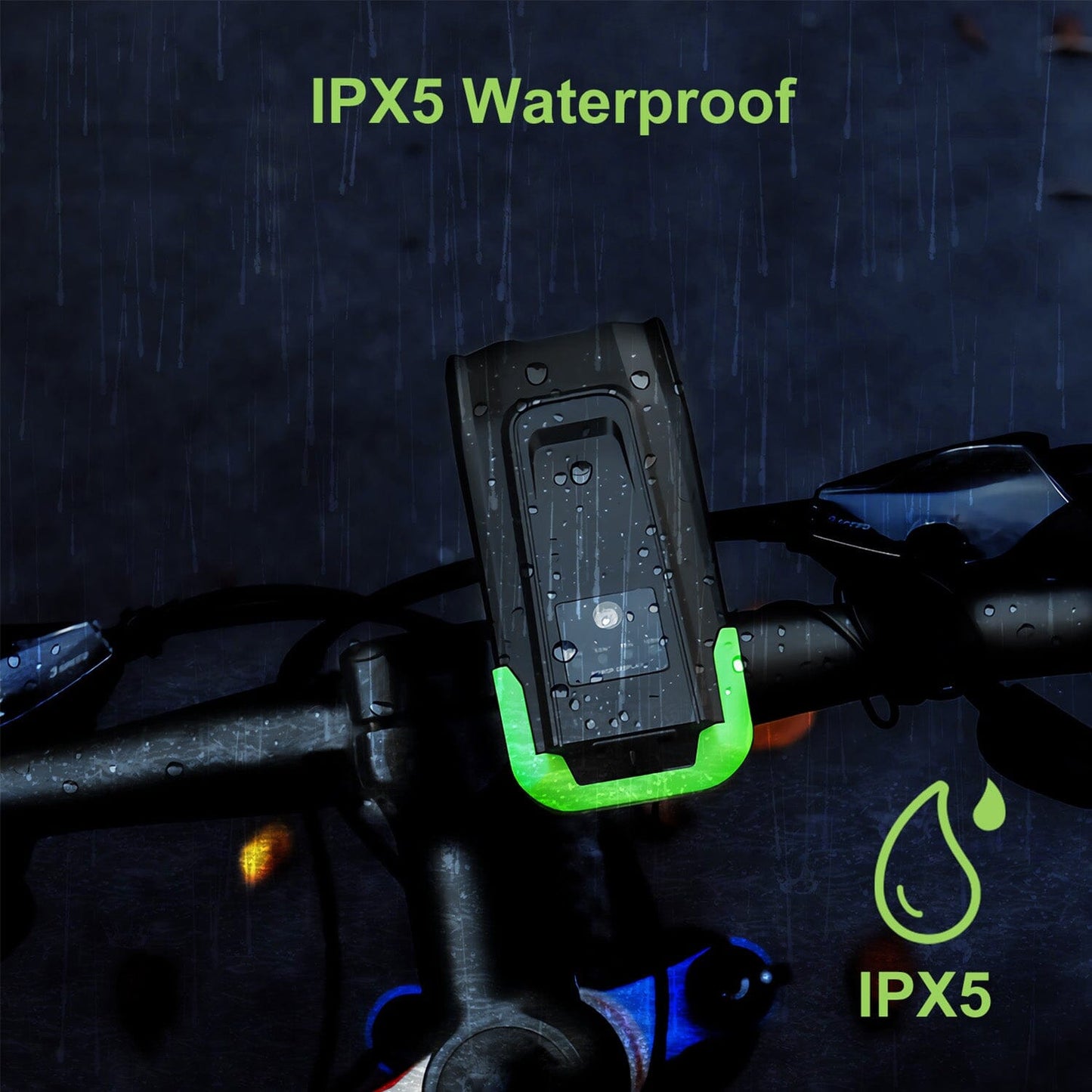 Skorter | 20000LM Bicycle Front Light with 120dB Loud Horn