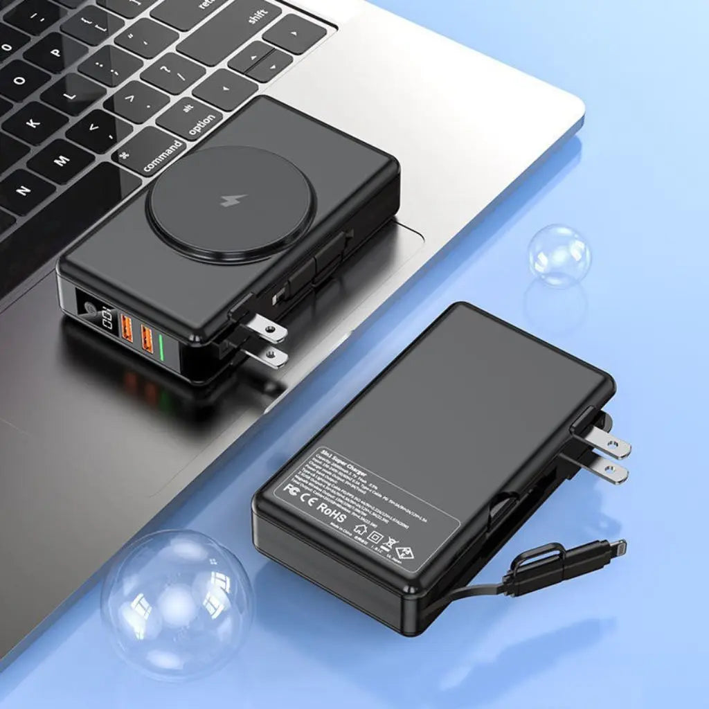 Skorter | EnergieMate 5-in-1 Powerbank – 15,000mAh with Fast Charging Function