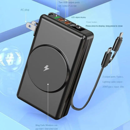 Skorter | EnergieMate 5-in-1 Powerbank – 15,000mAh with Fast Charging Function