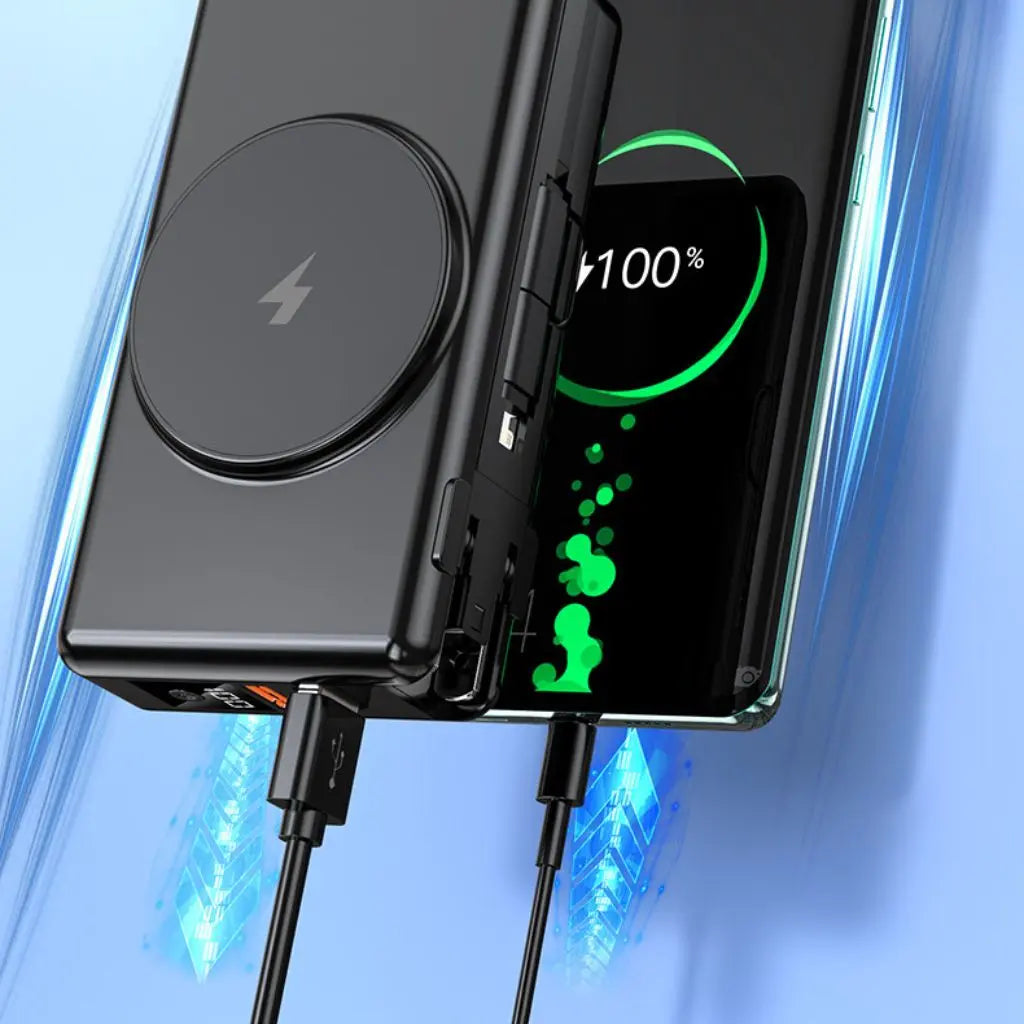 Skorter | EnergieMate 5-in-1 Powerbank – 15,000mAh with Fast Charging Function