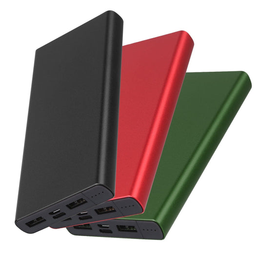 Skorter | 20000mAh Power Bank Portable External Battery Pack with Dual USB Outputs Type C Micro USB Input