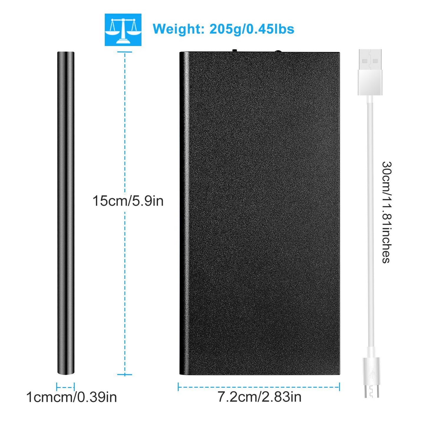 Skorter | 20000mAh Power Bank Ultra Thin External Battery Pack
