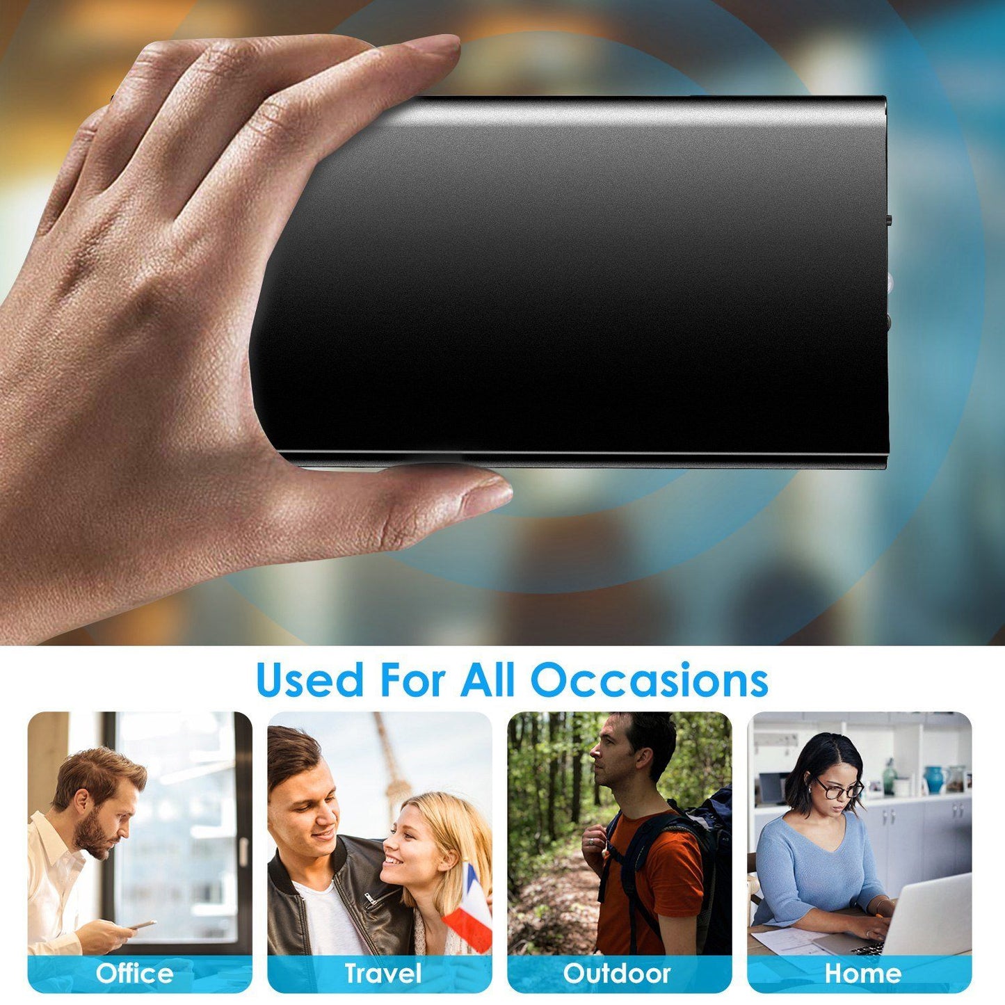 Skorter | 20000mAh Power Bank Ultra Thin External Battery Pack