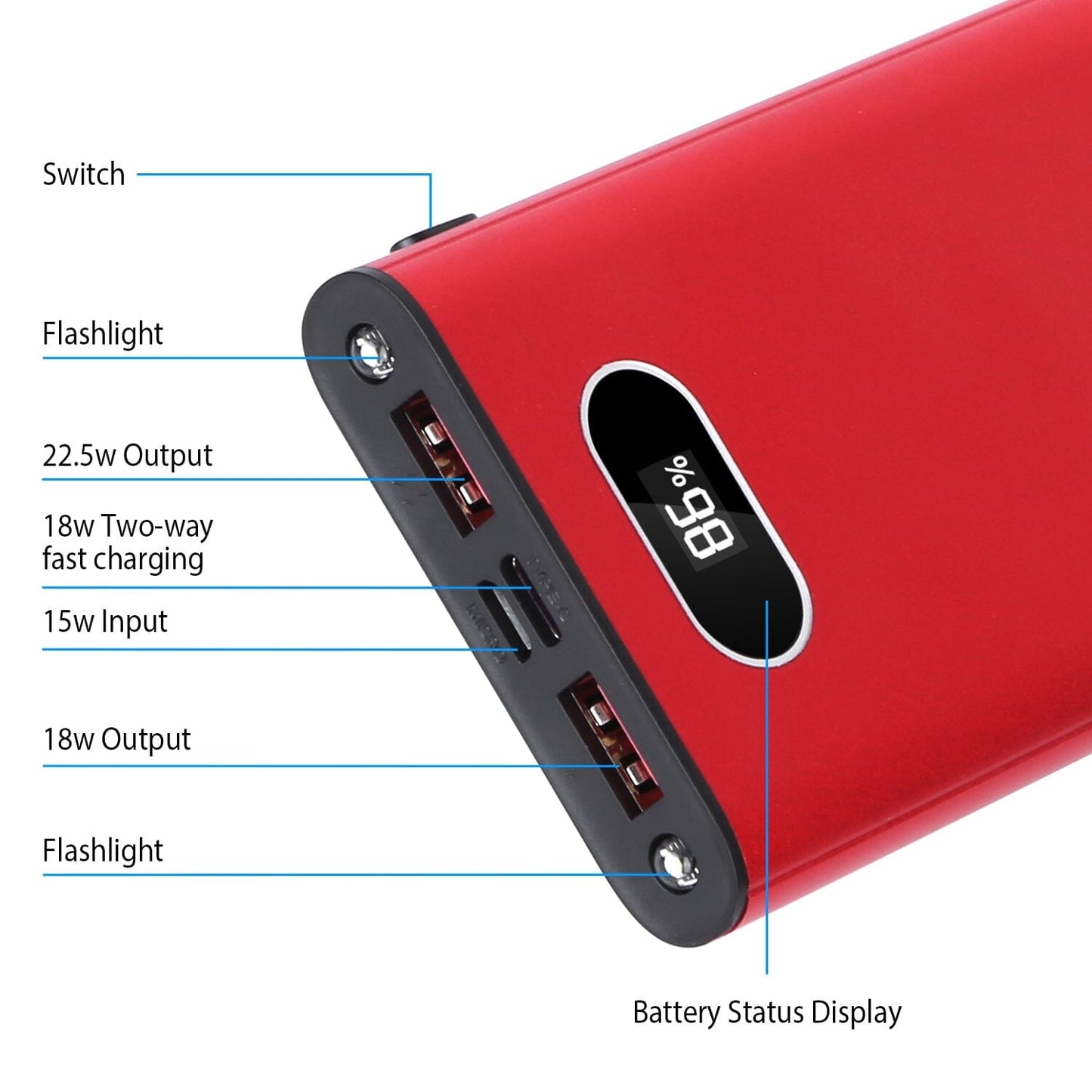 Skorter | 2000mAh Powerbank Portable Charger