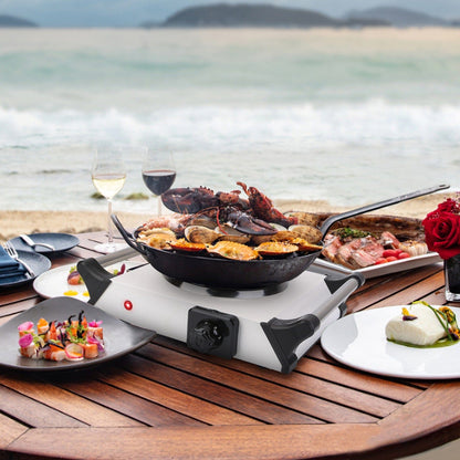 Skorter | 2000W Electric Burner Portable Coil Heating Frying Pan Stove Countertop