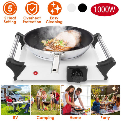 Skorter | 2000W Electric Burner Portable Coil Heating Frying Pan Stove Countertop