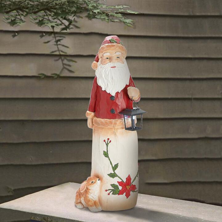 Skorter | Woodland Snowman with Solar Lantern