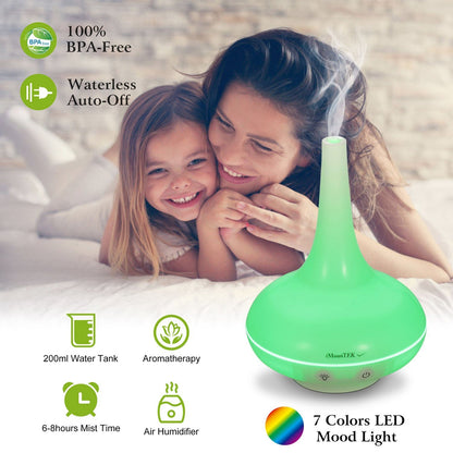 Skorter | 200ml Cool mist humidifier Ultrasonic Aroma Essential