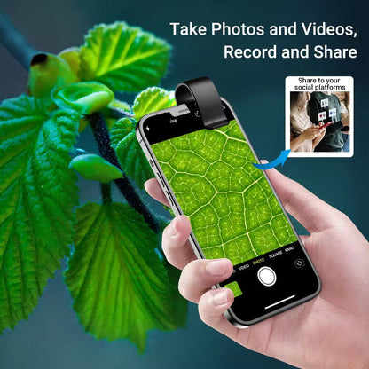 Skorter | 200x Zoom Phone Camera Optical Microscope Lens