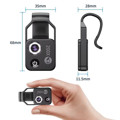 Skorter | 200x Zoom Phone Camera Optical Microscope Lens