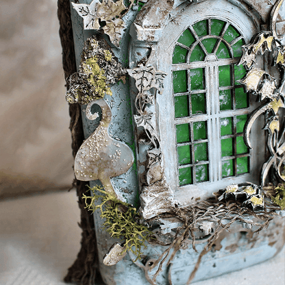 Skorter | Altered Art Bottle - Mystical forest stories