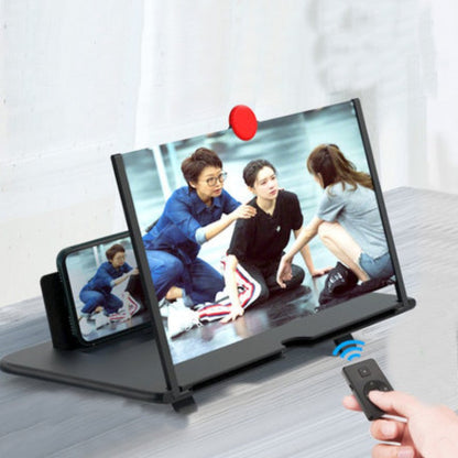 Skorter | 12" Foldable Smart Phone Screen Amplifier Projector, with Anti Blue Light, Large Screen, Suitable for Watching Movie Videos on All Smartphones