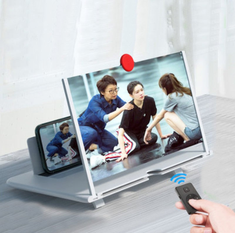 Skorter | 12" Foldable Smart Phone Screen Amplifier Projector, with Anti Blue Light, Large Screen, Suitable for Watching Movie Videos on All Smartphones